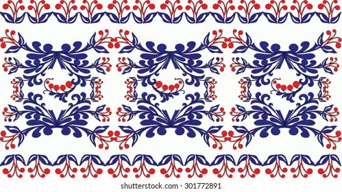 Beautiful hungarian folk art motif
      
