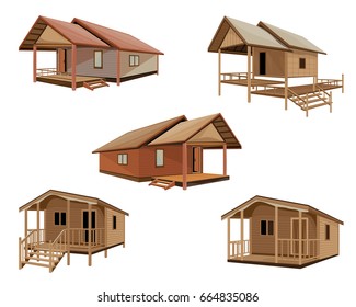 Beautiful Hut vector design