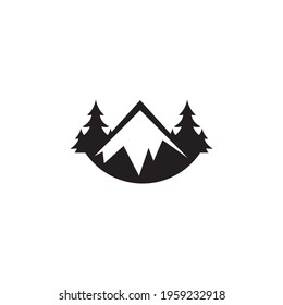 beautiful iceberg logo and icon