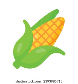 Beautiful icon of corn ready to use, healthy food