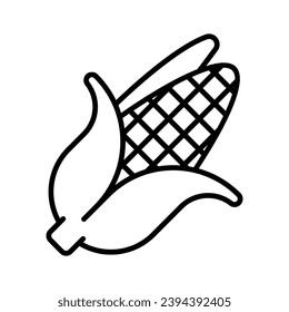 Beautiful icon of corn ready to use, healthy food