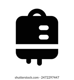 A beautiful icon of drip design in trendy style, up for premium use