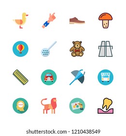 beautiful icon set. vector set about shoe, tooth, art design and car icons set.
