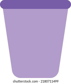 Beautiful icons minimal style designed concept of Dust Bin 