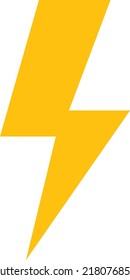 Beautiful icons minimal style designed concept of Flash Thunder 