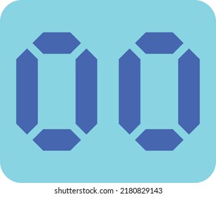 Beautiful icons minimal style designed concept of digital display 