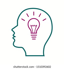 Beautiful Idea vector line icon