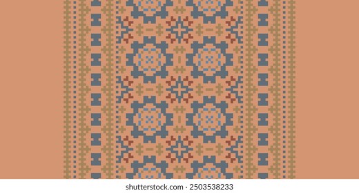 Hermoso patrón étnico ikat. Patrón sin fisuras en estilo tribal, popular y mexicano; arte Abstractas étnico azteca. patrón geométrico sin fisuras en tribal.