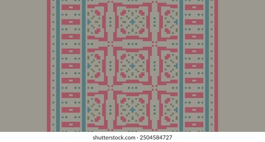 Hermoso patrón étnico ikat. Patrón sin fisuras en estilo tribal, popular y mexicano; arte Abstractas étnico azteca. patrón geométrico sin fisuras en tribal.