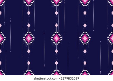 Beautiful Ikat geometric textile texture native ethnic pattern. Native American, Indian, Thai, Laos, Mexican, Peruvian styles. Design for carpet, textile, fashion, clothing, fabric, throw pillows.  