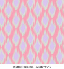 beautiful ikat pattern seamless ethnic repeat tribal traditional style colorful background  modern desing vector illustration