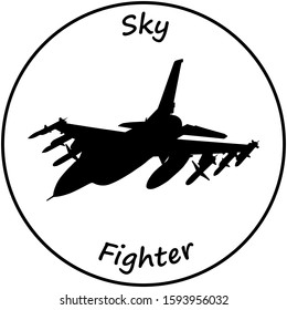 Beautiful illustration of an airplane. Suitable for printing on mugs and clothes.