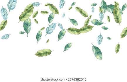 Beautiful  illustration of autumn leaves in vibrant shades, perfect for seasonal designs, nature-themed projects, and artistic backgrounds. Add a touch of natural beauty and elegance to your work.