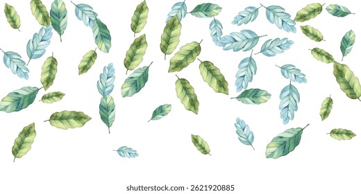 Beautiful  illustration of autumn leaves in vibrant shades, perfect for seasonal designs, nature-themed projects, and artistic backgrounds. Add a touch of natural beauty and elegance to your work.