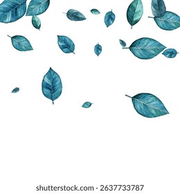 Beautiful  illustration of autumn leaves in vibrant shades, perfect for seasonal designs, nature-themed projects, and artistic backgrounds. Add a touch of natural beauty and elegance to your work.