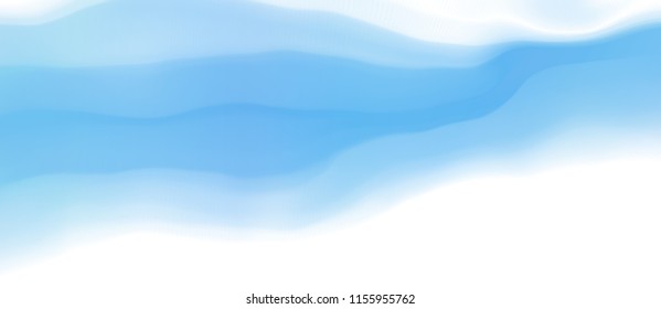 Beautiful illustration of a colorful abstract background. Fluid curves composition with diffusion gradients. Eps10 vector. The image format is suitable for printing on a mug.