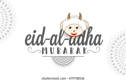 A beautiful illustration of eid-al-adha celebration background.