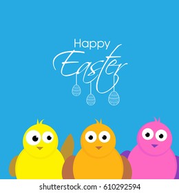 Beautiful illustration or greeting card for Easter.