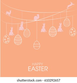 Beautiful illustration or greeting card for Easter.