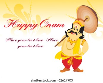 beautiful illustration for happy onam, wallpaper for onam