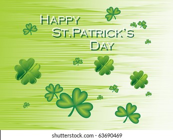 beautiful illustration for happy st. patrick's day