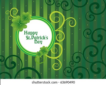 beautiful illustration for happy st. patrick's day