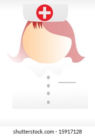 beautiful illustration of nurse