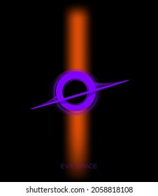 A beautiful illustration on the theme of deep space full of mysteries