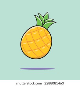 a beautiful illustration of pineapple 