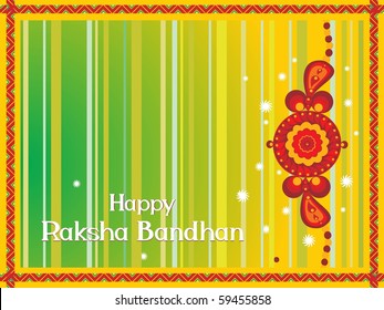 beautiful illustration for rakshabandhan