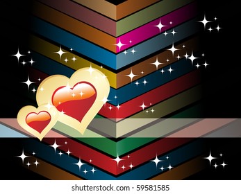 beautiful illustration for romantic valentine day