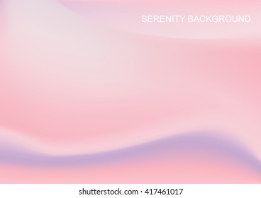 Beautiful illustration with smooth waves and serenity background