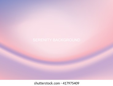 Beautiful illustration with smooth waves and serenity background