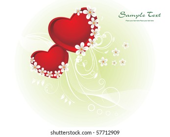 beautiful illustration for valentine day