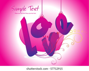 beautiful illustration for valentine day