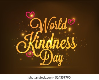 A beautiful illustration,poster or banner of world kindness day.