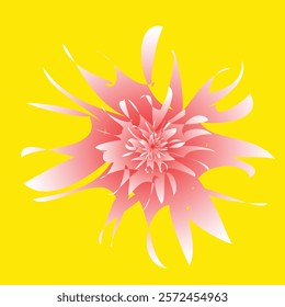 Beautiful illustrator flower corsage .  flat design style minimal vector illustration.