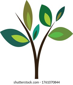 a beautiful image of tree vector design