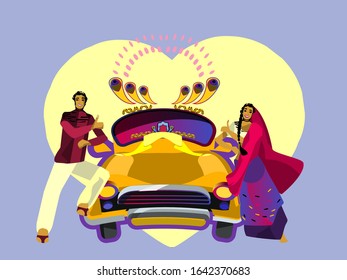 32 Indian Wedding Car Stock Vectors, Images & Vector Art | Shutterstock