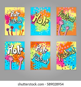 Beautiful Indian festival Happy Holi celebrations. Background for banner, card and poster