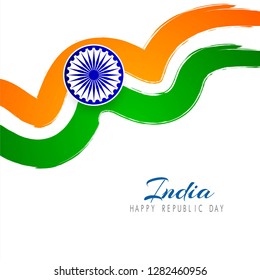 Beautiful Indian Flag theme vector background