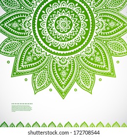 Beautiful Indian floral ornament