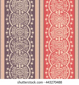 Beautiful Indian floral ornament. Ethnic Mandala. Henna tattoo style.  