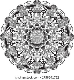 Beautiful Indian heena Mandala Design 