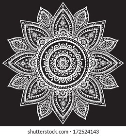 Beautiful Indian Henna Ornament