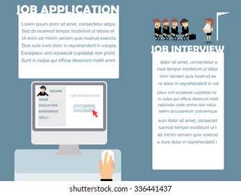 infographic job application