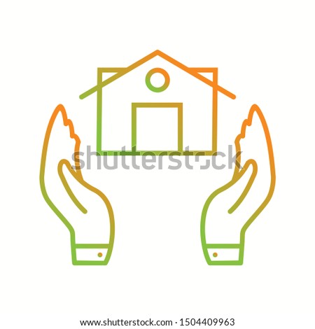 Beautiful Insurance Vector line icon