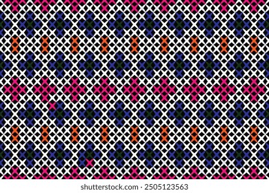Beautiful and interesting cross-stitch pattern fabric.