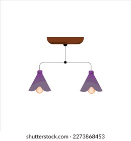 Beautiful interior light Vector, Bulb collection, and soft background. lights illustration.