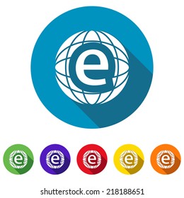 Beautiful Internet web icon